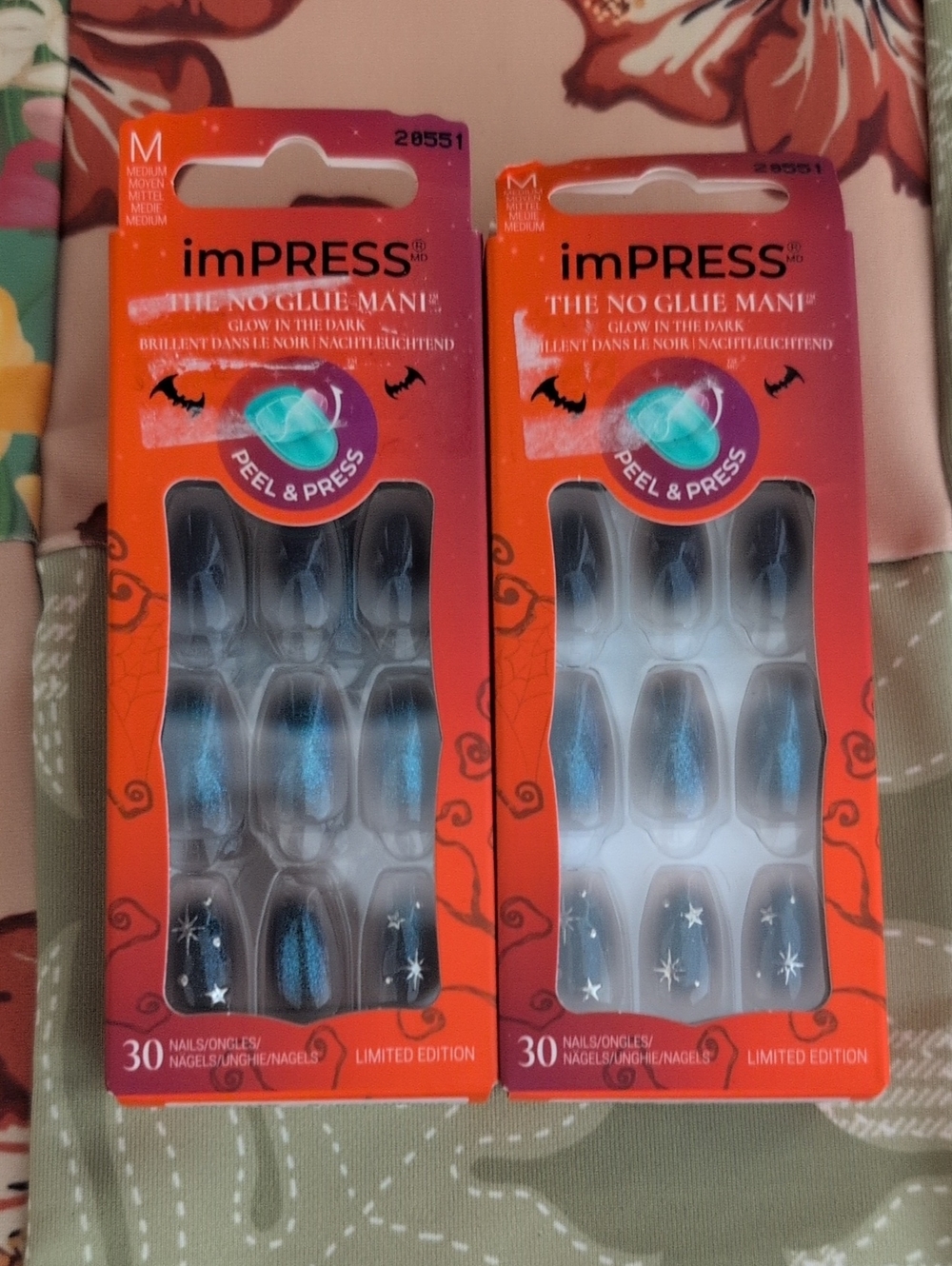 Impress the no glue mani superstitious (limited edition) Med Set Of 2